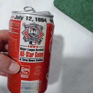 Vintage 1994 All Star Game Pittsburgh Pirates Coca Cola Classic Can Collection